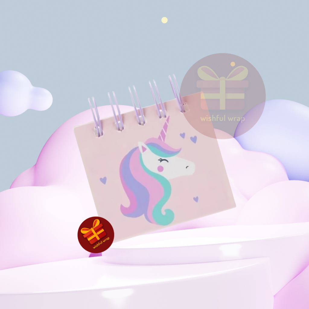 Spiral Sticky Notes (Unicorn)