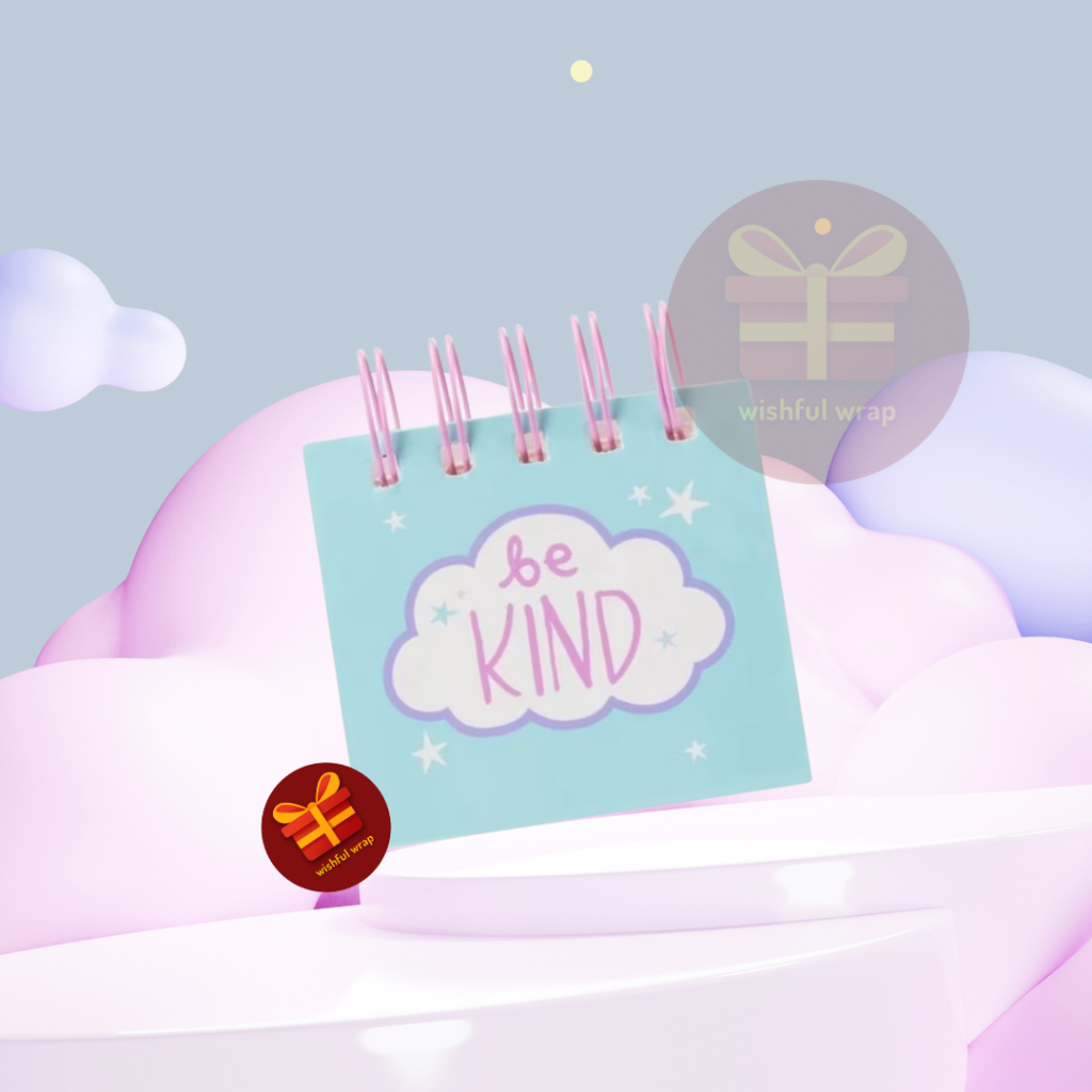 Spiral Sticky Note Pad (Be kind)