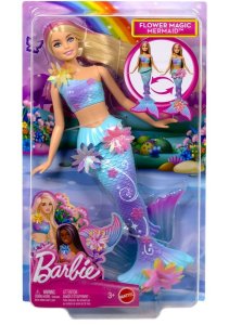 Barbie Flower Magic Mermaid Toy Doll